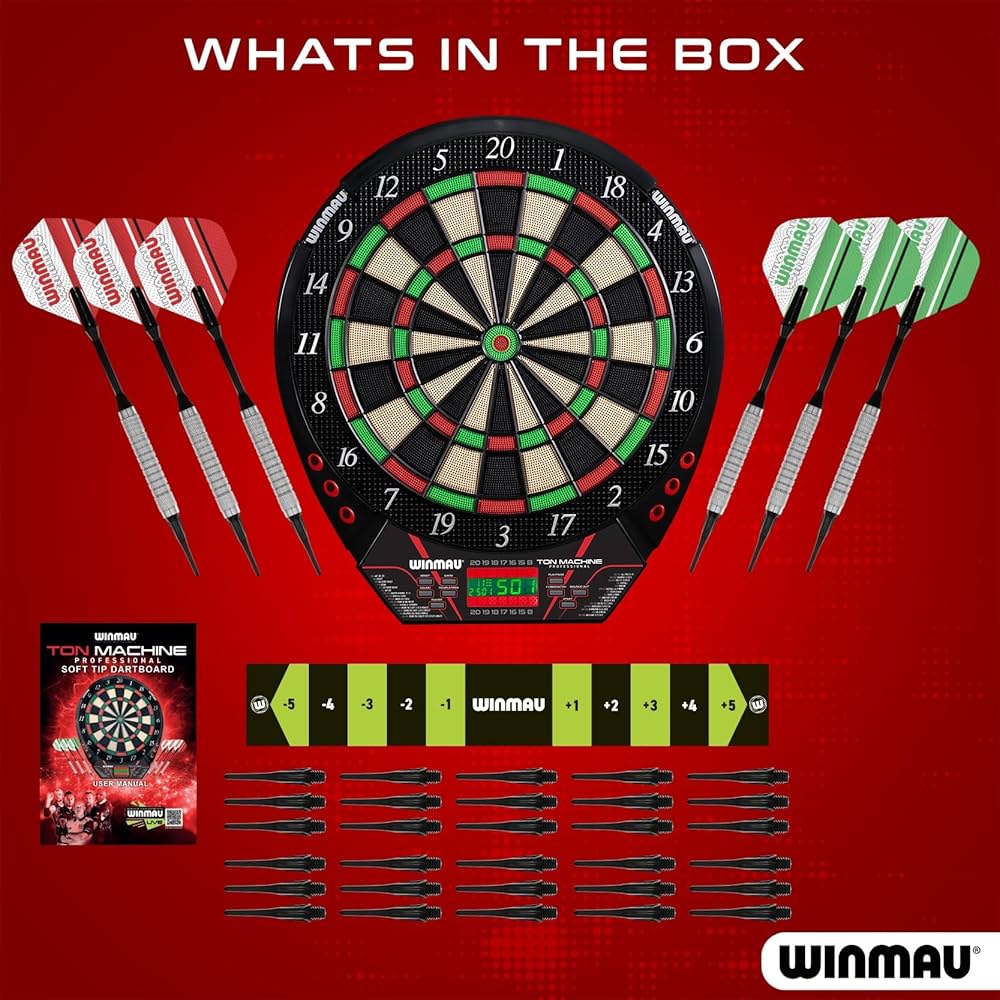 ダーツボード セット  WINMAU Amazon.co.jp: Winmau (ウィンマウ) トンマシン 電子ダーツ